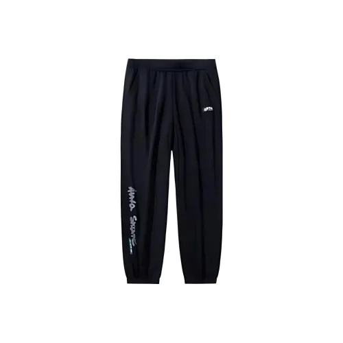 ANTA Life Collection Sports Life Collection Вязаные тренировочные брюки унисекс основной черный
