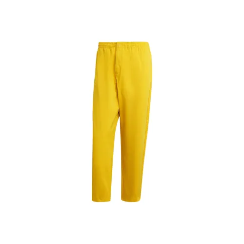 Adidas Originals Adicolor Trefoil Саржа Брюки Вязаные Тренировочные брюки Мужской Желтый