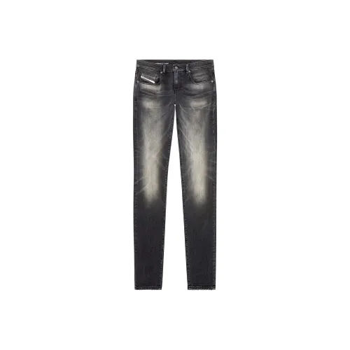 DIESEL Дым Черный Мужские Джинсы