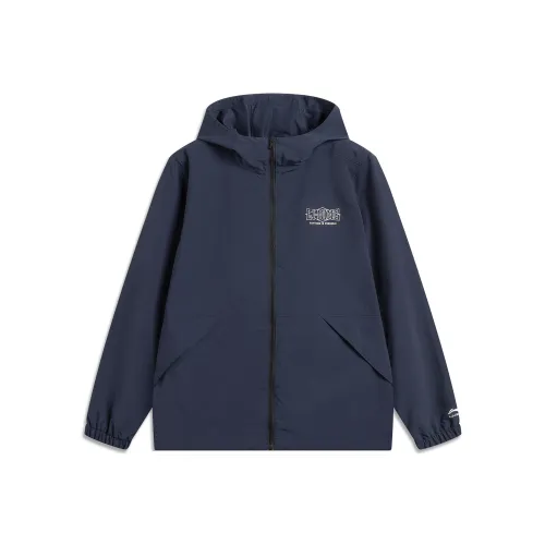 LINING Sports Life Collection Тренчкот Унисекс Темно-Морской Синий