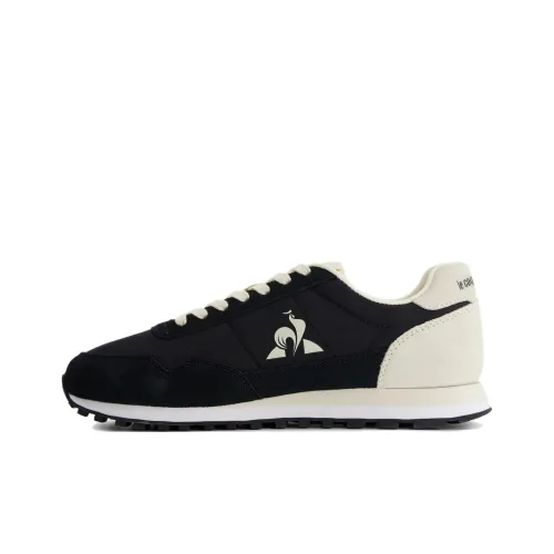 Le Coq Sportif ASTRA 2 French Rooster Аbrasion-Resistant Breathable Slip-Resistant Low Top Casual Shoes Men's Black