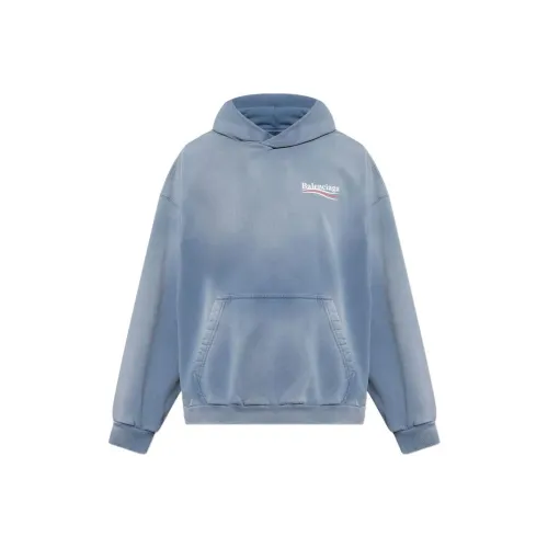 Balenciaga FW24 Свитшот Регулярный крой Мужской Синий