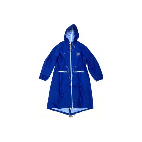 LOEWE Совместное издание Синий Мужской Тренч