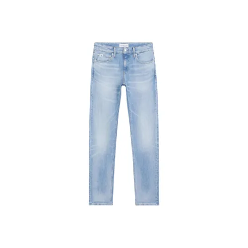 Calvin Klein Джинсы Европейская версия Мужские Светло-синие