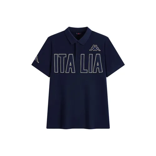 KAPPA 1916 Series Midnight Blue Black 906 Мужская Поло