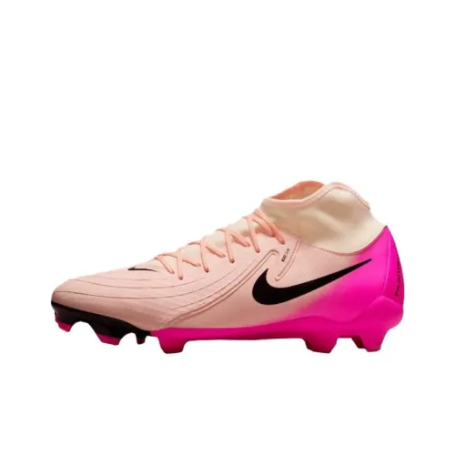 Nike Phantom Luna 2 Slip-resistant Abrasion-resistant Football Cleats Men's Pink