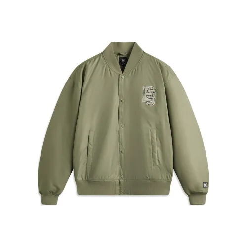LINING Бейсбольная куртка Мужская Agarwood Зеленая