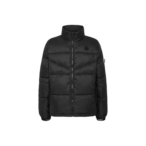 PLEIN SPORT Черный мужской пуховик
