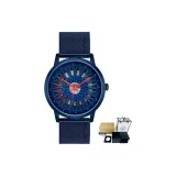 Синяя сетчатая сумка