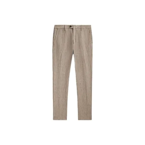 Massimo Dutti Светлый хаки Мужские брюки костюма
