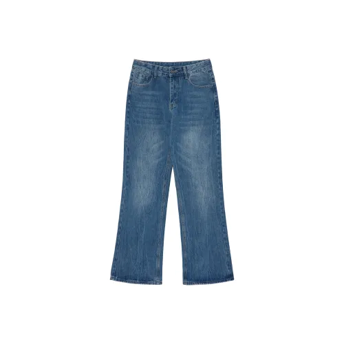 A3G4 Джинсовый синий Унисекс Джинсы