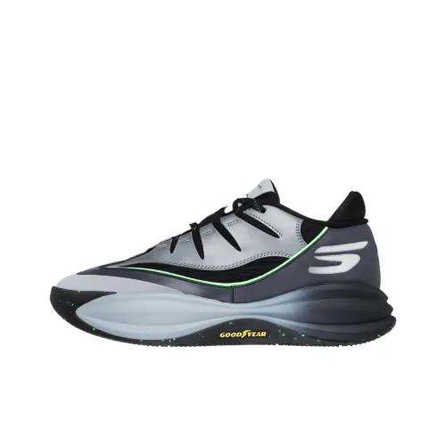 Skechers SKX B LITE Баскетбольные кроссовки Низкий топ Серебряный Мужской
