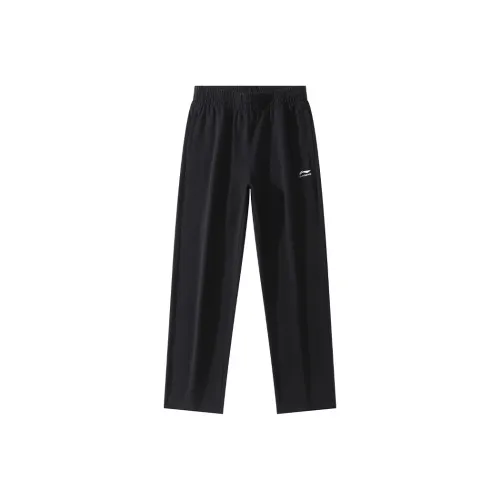 LINING Sports Fashion Collection Вязаные тренировочные штаны мужские черные