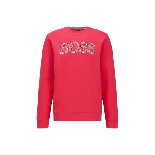Hugo Boss Red Men's Sweatshirts Hugo Boss Красный Мужские Толстовки