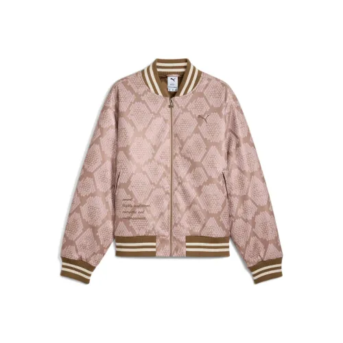 PUMA Бейсбольная куртка Мужская Розовая
