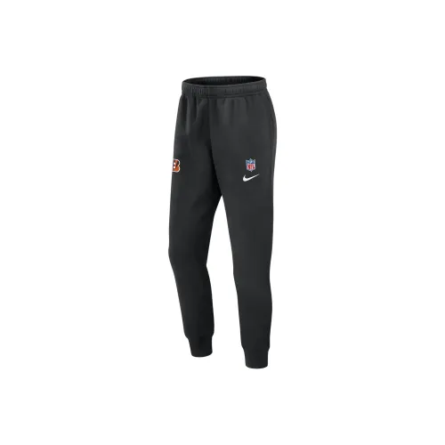 Nike NFLClub CINCINNATI Bengals Sideline Team Issue Вязаные Тренировочные Штаны Мужские Черные