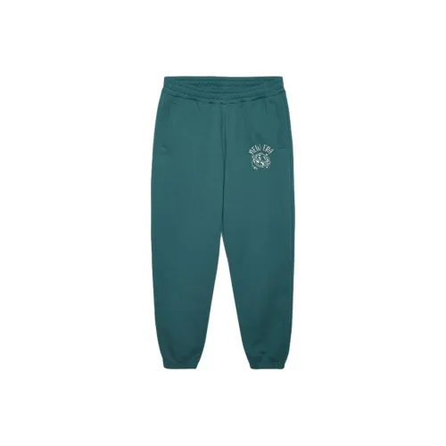 New Era Вязаные тренировочные штаны унисекс темно-зеленые
