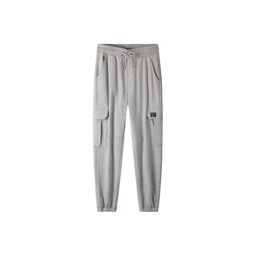 OUTDOOR PRODUCTS Вязаные тренировочные брюки мужские светло-серые