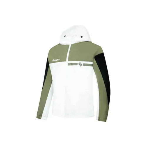 QIAODAN Тренчкот Мужской Jordan Белый Серый Горчичный Зеленый