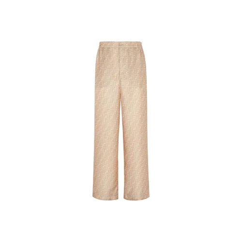 FENDI FW24 Повседневные брюки Мужские Бежевые