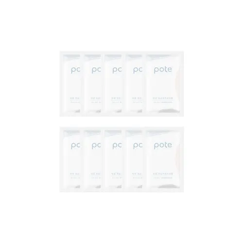 POTE Sea Salt Pure Mite Removal Shower Gel Глубокая чистка 10 мл*10 Сумка для покупок включена