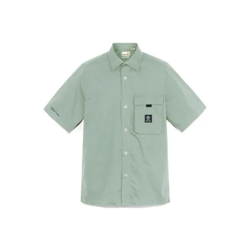 Timberland Бирюзовый Мужские Рубашки