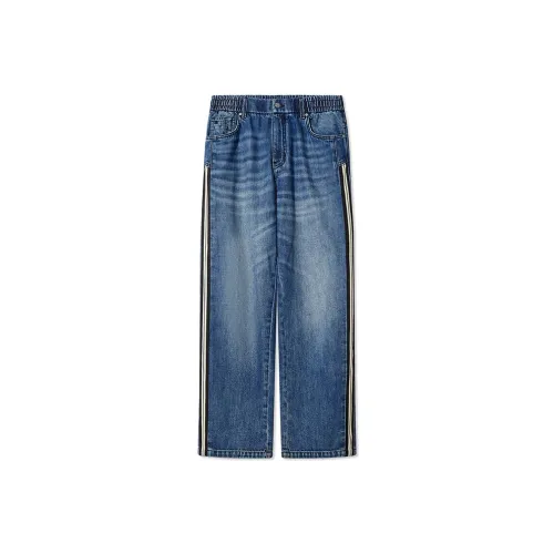 Cabbeen Джинсы Брюки Мужские Синий