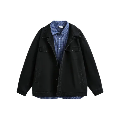 A3G4 Куртки Пальто Унисекс Черный