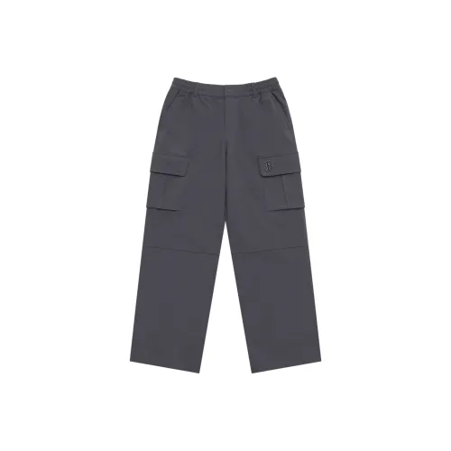 MLB Preppy Style Collection Boston Red Sox SS25 Карго Брюки Унисекс Угольно-Серый