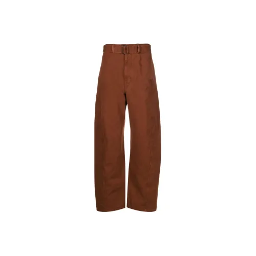 Lemaire Brick Red Men's Casual Pants Лемар Кирпично-красные Мужские Повседневные Брюки