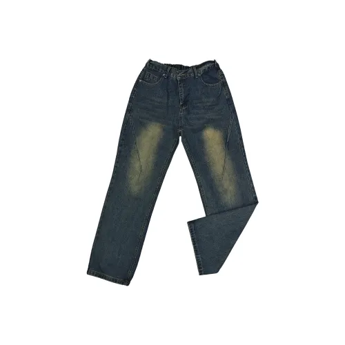 Michael Rock Джинсы Унисекс Винтаж Синий