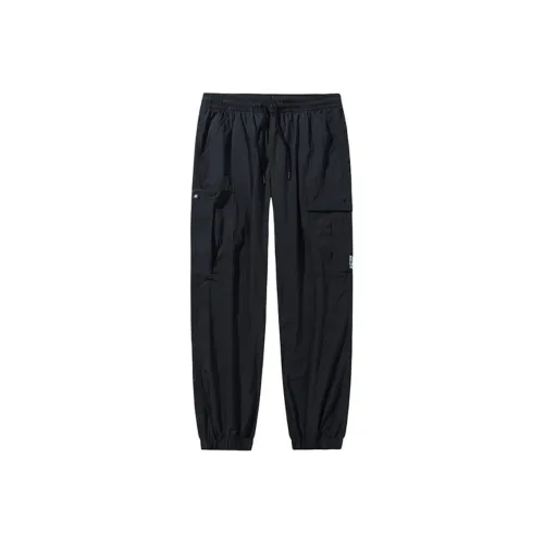 Anta Life Collection Черные Мужские Вязаные Спортивные Штаны