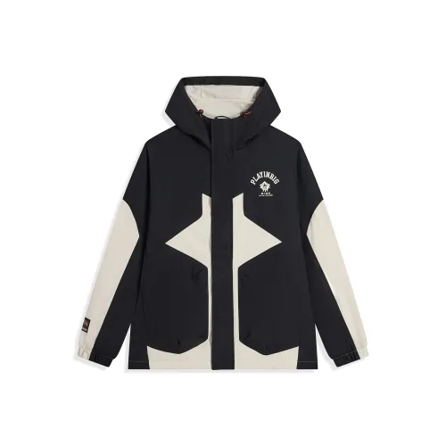 XTEP Basketball Collection Тренчкот Мужской Глубокий Черный Тофу