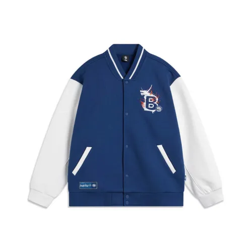 LINING Basketball Collection Бейсбольная куртка Мужская Темно-синий Сливочный