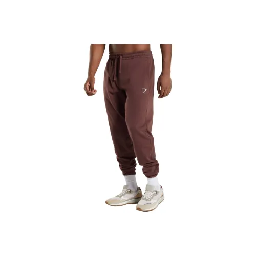 GYMSHARK Вишня Коричневый Мужские Вязаные Спортивные Штаны