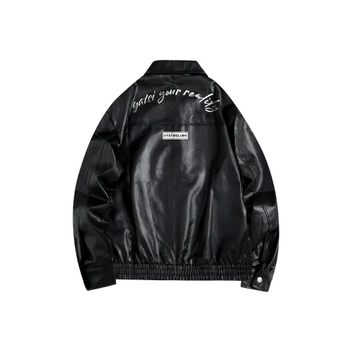 YATSI Унисекс Кожаные Куртки