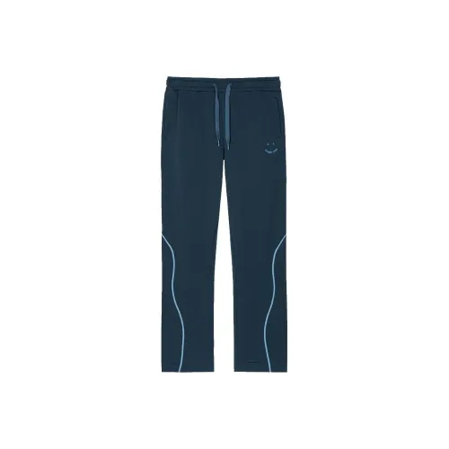Paul Smith Paul Smith Smiley Series Темно-синие мужские вязаные тренировочные брюки