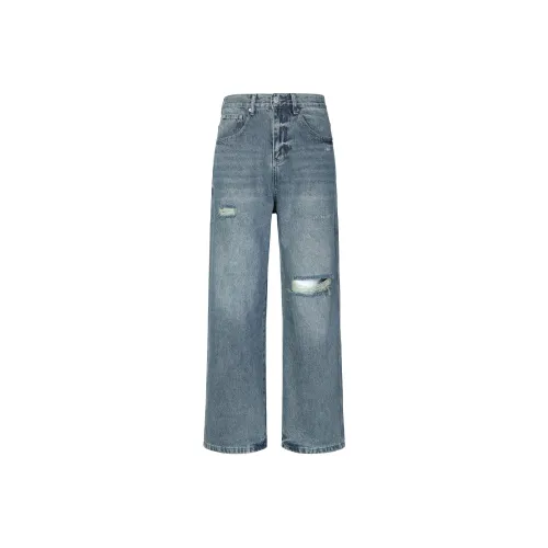 GTRG Джинсы Унисекс Ностальгический Синий