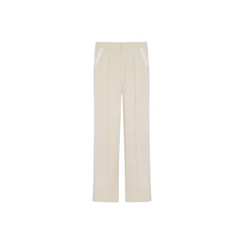 SAINT LAURENT Повседневные брюки Мужские Молочно-белые