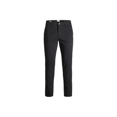 JACK JONES· Slim Fit Chino Trousers Casual Pants Men's Black