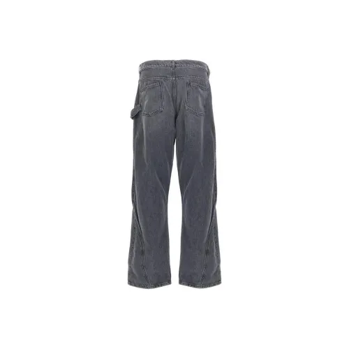 JW Anderson Gray Men's Jeans JW Anderson Серый Мужской Джинсы