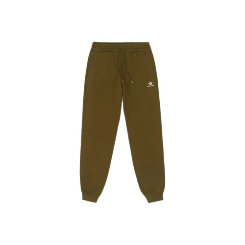 Converse Вязаные тренировочные штаны унисекс зеленые