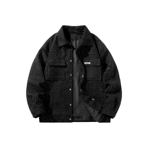 CRUSH KEY Куртки Пальто Унисекс Ink Black