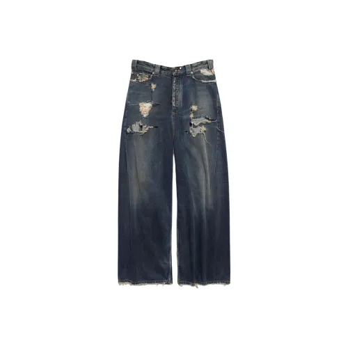 Balenciaga Джинсы Свободного кроя Мужские Синие