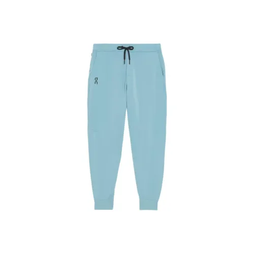 On Вязаные тренировочные брюки мужские цвет прибрежный синий