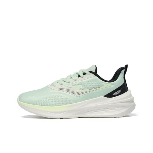 Erke Амортизация And Дышащий Низкий Топ Спринт Беговые кроссовки Мужской Циан