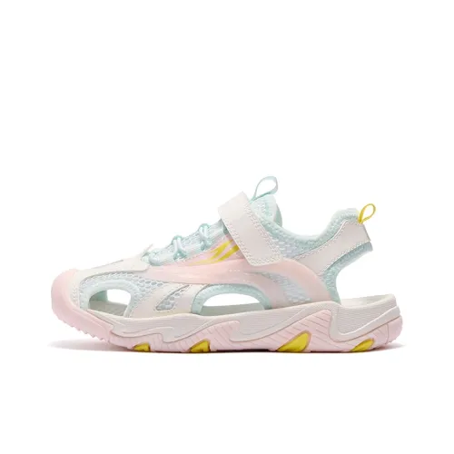 361°KIDS Сандалии Низкие Топ Светло-прозрачный Зеленый/Перо Белый/Светлый Пастельный Розовый Унисекс