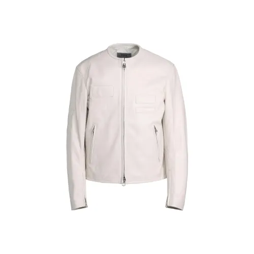 Yohji Yamamoto S'YTE FW24 Кожа Куртка Унисекс Белый