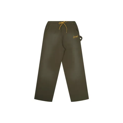 Drew House Оливково-зеленый Унисекс Повседневные брюки