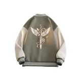 [Spring Autumn Thin] Пальмовый зеленый (Y Ангел Saint Sword Логотип на груди__y Большой Ангел Saint Sword C Спина)